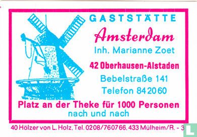 Gaststätte Amsterdam - Marianne Zoet