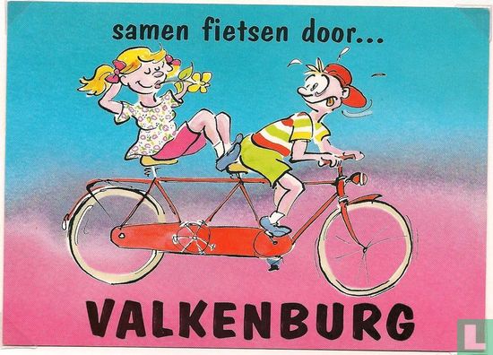 samen fietsen door... Valkenburg (PL0174) - Afbeelding 1