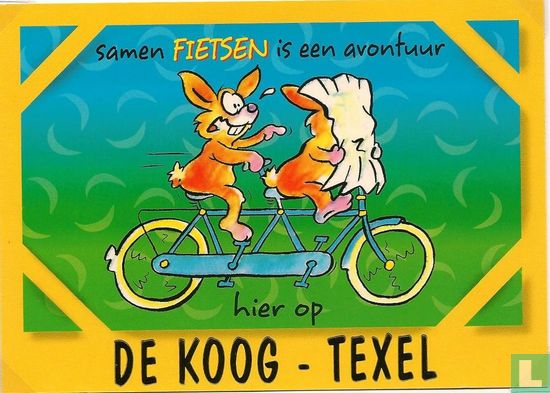 samen fietsen is een avontuur hierop De Koog Texel (PL0402) - Bild 1