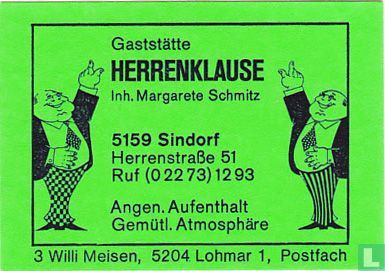 Gaststätte Herrenklause - Margarete Schmitz