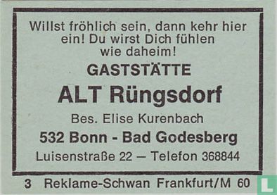 Gaststätte Alt Rüngsdorf - Elise Kurenbach
