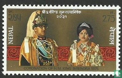 Kroning Koning Birendra