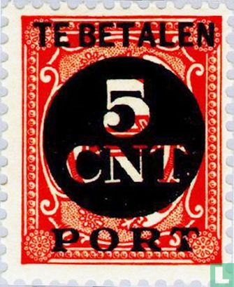 Postage due stamp (PM7) - Image 1