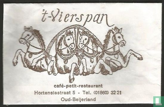 't Vierspan Café Petit Restaurant  - Afbeelding 1