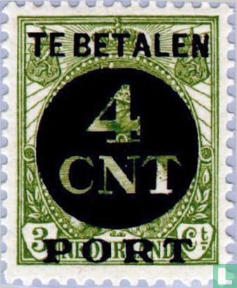 Postage due stamp (PM) - Image 1