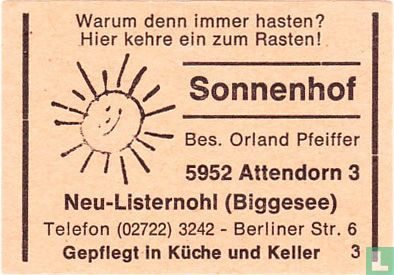 Sonnenhof - Orland Pfeiffer