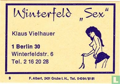 Winterfeld "Sex" - Klaus Vielhauer