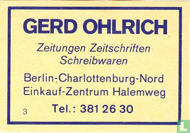 Gerd Ohlrich Zeitungen
