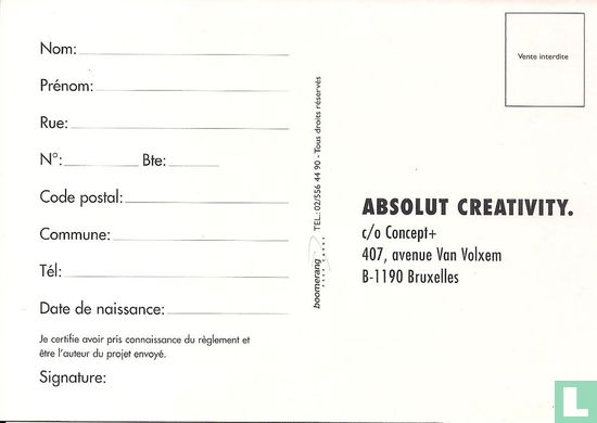 0670 - Absolut Vodka "Absolut Creativity" - Image 2