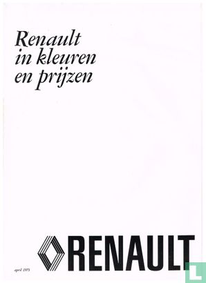 Renault  kleuren en prijzen