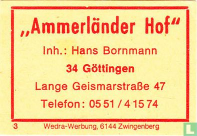 "Ammerländer Hof" - Hans Bornmann