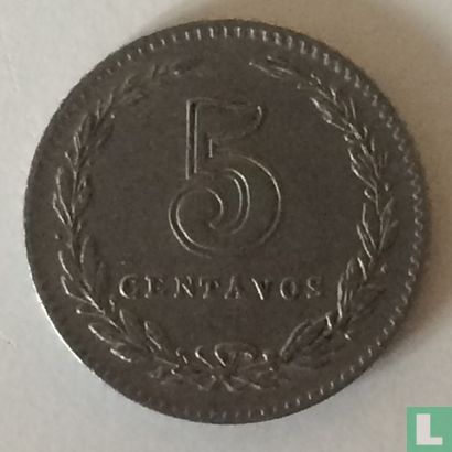 Argentine 5 centavos 1916 - Image 2