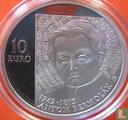 Slovaquie 10 euro 2012 (BE) "250th anniversary of the birth of Anton Bernolák" - Image 2