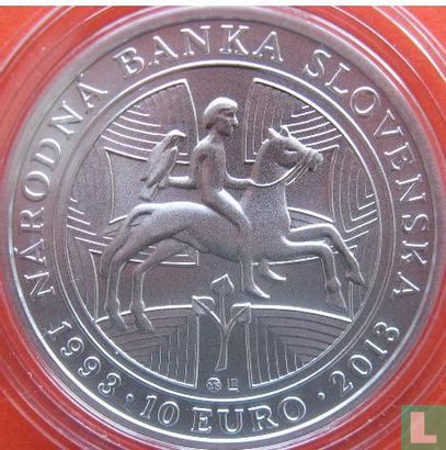 Slowakei 10 Euro 2013 "20th anniversary of the creation of the National Bank of Slovakia" - Bild 2