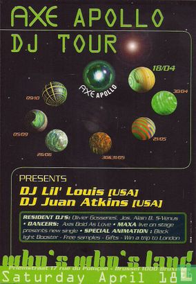 0728a - Axe Apollo DJ Tour - Afbeelding 1