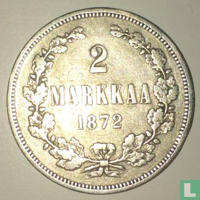 Finland 2 markkaa 1872 - Image 1