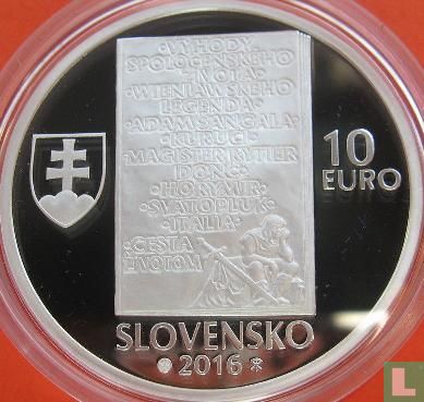 Slowakije 10 euro 2016 (PROOF) "150th anniversary Birth of Ladislav Nádaši-Jégé" - Afbeelding 1
