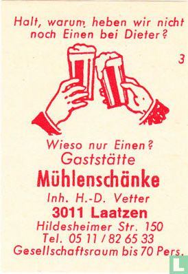 Gaststätte Mühlenschänke - H.-D. Vetter