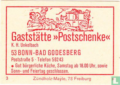Gaststätte "Postschenke" - K.H. Unkelbach