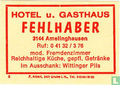 Hotel u. Gasthaus Fehlhaber