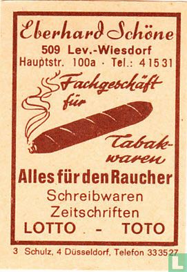Eberhard Schöne - Alles für den Raucher