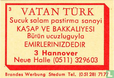 Vatan Türkn - Kasap Bakkaliyesi - Afbeelding 2