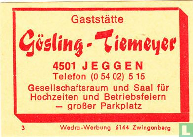 Gaststätte Gösling-Tiemeyer