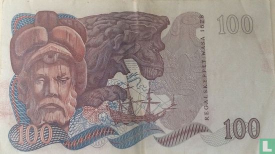 Zweden 100 Kronor 1983 - Afbeelding 2