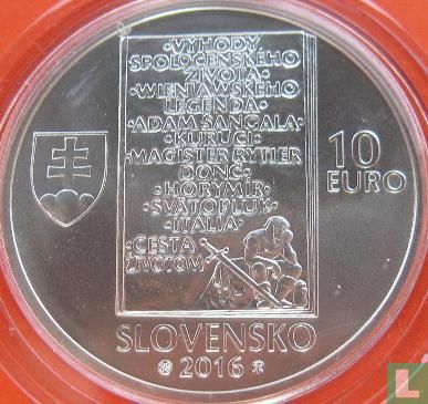 Slowakei 10 Euro 2016 "150th anniversary Birth of Ladislav Nádaši-Jégé" - Bild 1