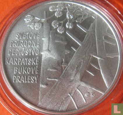 Slovaquie 10 euro 2015 "Primeval beech forest of the Carpathians" - Image 2