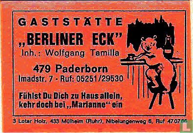 Gaststätte "Berliner Eck" - Wolfgang Tamilla