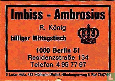 Imbiss-Ambrosius - R. König