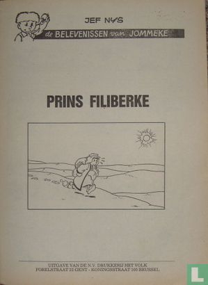 Prins Filiberke - Afbeelding 3