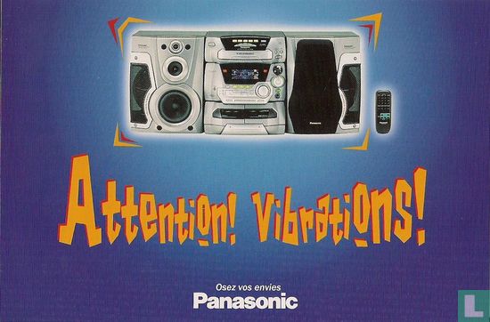 0863a - Panasonic SC-AK45 "Attention! Vibrations!" - Image 1