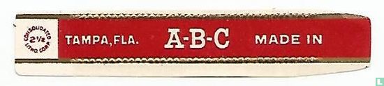 A-B-C - Tampa, Fla. - Made in - Afbeelding 1