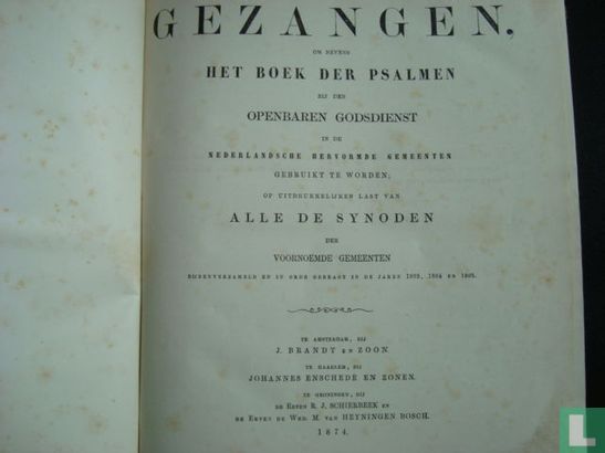 Evangelische Gezangen, om nevens het boek der psalmen bij den openbaren godsdienst in de Nederlandsche Hervormde Gemeenten gebruikt te worden - Afbeelding 3
