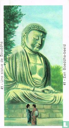 Een Boeddha-beeld - Afbeelding 1