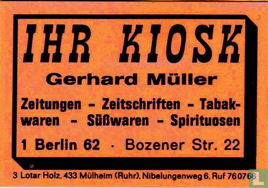 Ihr Kiosk - Gerhard Müller