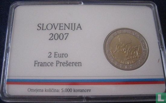 Slovenia 2 euro 2007 (coincard) - Image 1