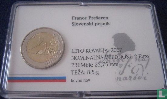 Slowenien 2 Euro 2007 (Coincard) - Bild 2