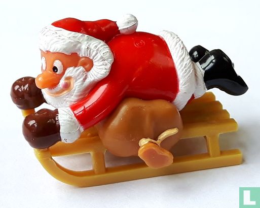 Der Weihnachtsmann auf Schlittenfahrt - Afbeelding 1