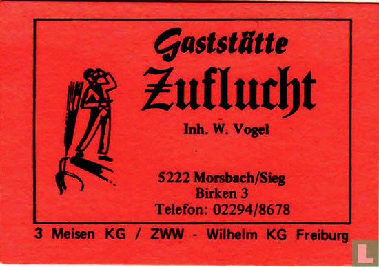 Gaststätte Zuflucht - W. Vogel