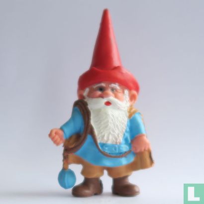 Gnome de l'Argentine [chapeau rouge pointu / yeux noirs / bouche rouge] - Image 1