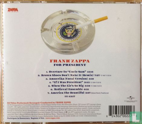 Frank Zappa For President - Afbeelding 2
