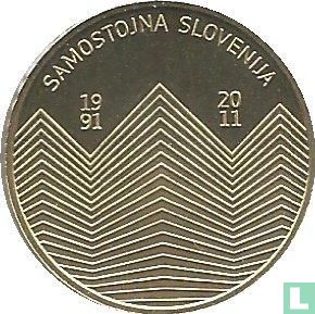 Slowenien 100 Euro 2011 (PP) "20th anniversary of Independence" - Bild 2