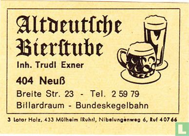 Altdeutsche Bierstube - Trudi Exner