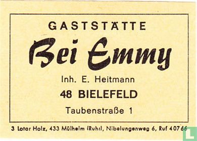 Gaststätte Bei Emmy - E. Heitmann