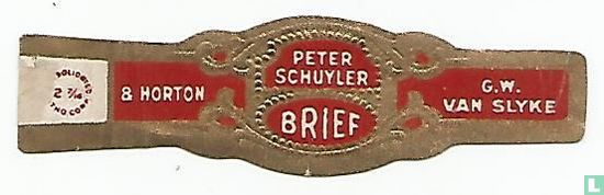 Peter Schuyler Letter- & Horton-G.W. van Slyke - Image 1