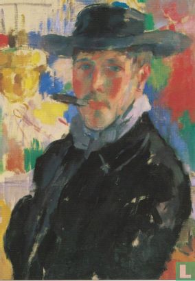 Zelfportret met sigaar, 1913 - Afbeelding 1