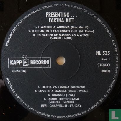 Presenting Eartha Kitt - Image 3